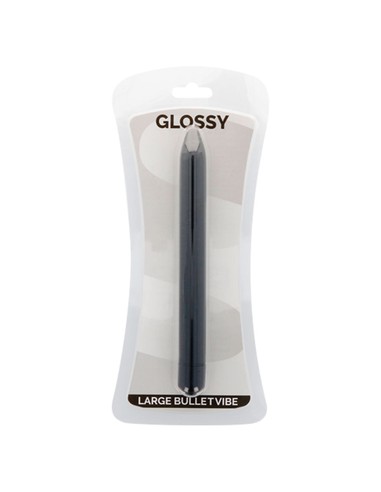 Compra GLOSSY Slim Vibrador Negro - Resistente Al Agua en Kiwiku
