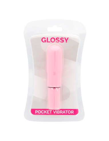 Compra GLOSSY Pocket Vibrador Rosa - Resistente al Agua en Kiwiku