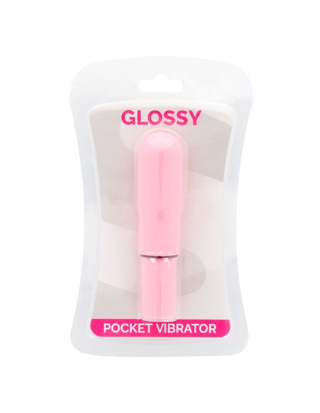 Compra GLOSSY Pocket Vibrador Rosa - Resistente al Agua en Kiwiku
