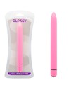 Glossy - Slim Vibrador Rosa Intenso, Resistente Al Agua, 165 mm