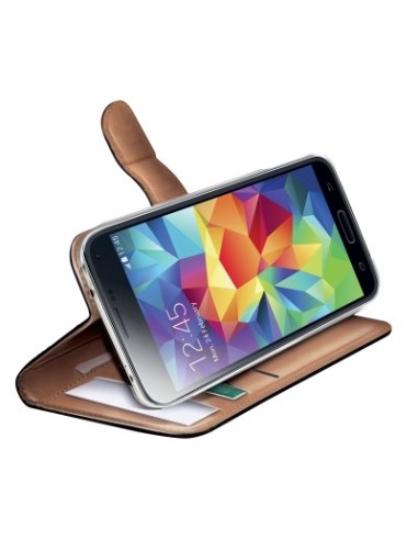 Funda con tapa removible para samsung galaxy S5 negro PELLEGS5BK kiwiku.com