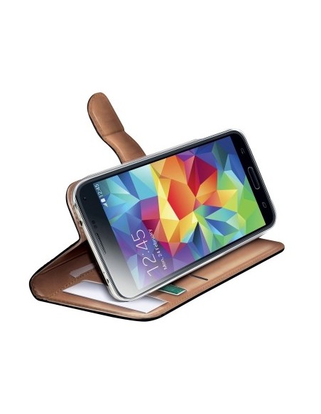 Funda con tapa removible para samsung galaxy S5 negro PELLEGS5BK kiwiku.com