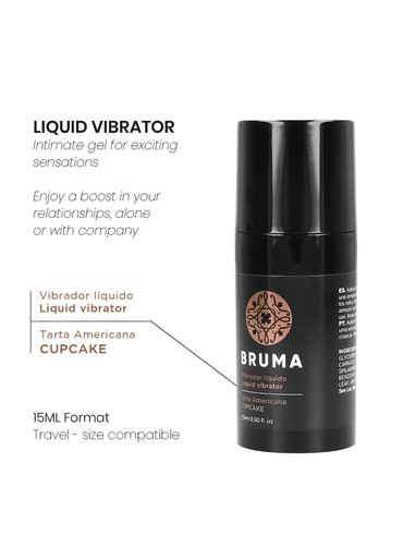 Vibrador Líquido BRUMA Sabor Tarta Americana 15 ml - Kiwiku