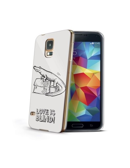 Funda Celly love is blind Croco para samsung galaxy s5 BLINDGS5CRO kiwiku.com