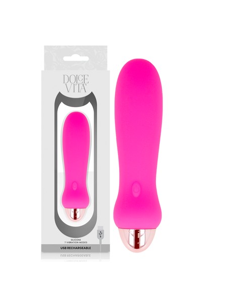 dolce_vita_-_vibrador_recargable_five_rosa_7_velocidades_8435565930004_oferta