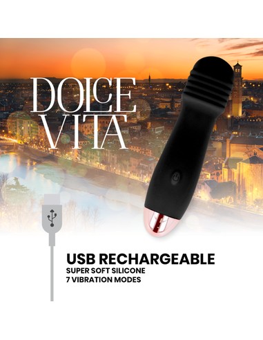 dolce_vita_vibrador_recargable_tres_negro_7_velocidades_8435565929961_barato