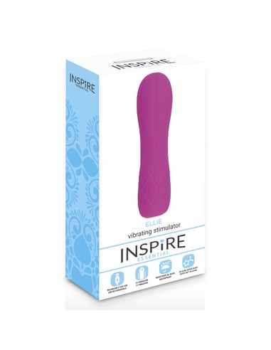 Compra Vibrador Ellie Lila de Inspire Essential en Kiwiku - Recargable y Resistente al Agua