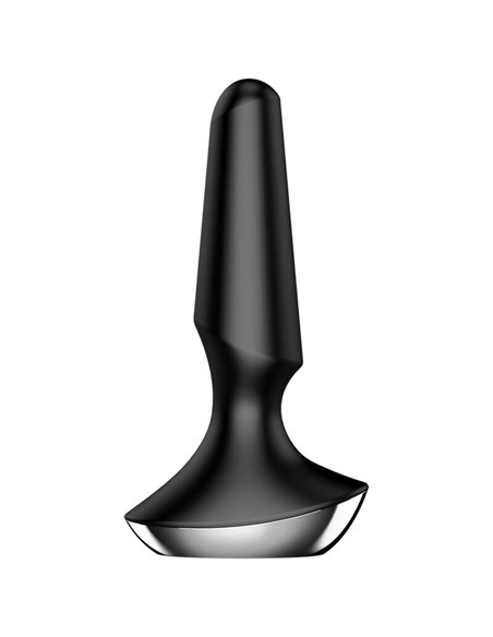 Compra SATISFYER CONNECT Plug-Ilicious 2 - Plug Vibrador Negro en Kiwiku
