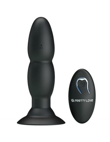 Compra Pretty Love Plug Vibrador Y Rotación - Negro En Kiwiku