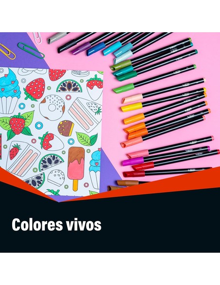 Compra Rotuladores BIC Color Up - Set de 24 Unidades en Kiwiku