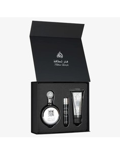 Lattafa Fakhar Man Gift Set Eau de Parfum 100 Ml Con Spray de Viaje 12 Ml y Gel de Ducha 100 Ml Unisex