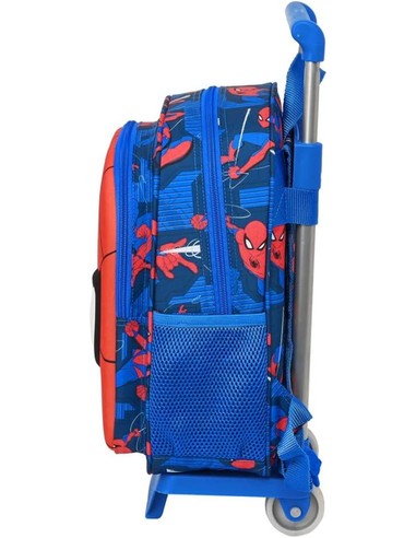 SPIDERMAN Mochila 33cm 524 y Carro 705 Great Power