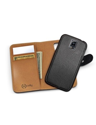 Funda portafolio negra con tapa abatible para Galaxy Note 4 AMBO429BK kiwiku.com