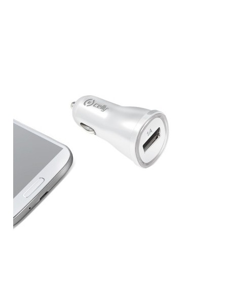 Cargador de batería de coche 12/24V con puerto USB, salida 1A. CCUSBW kiwiku.com