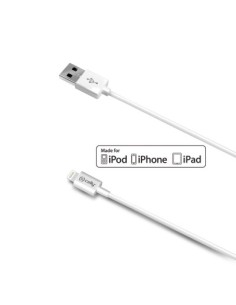 Cable lightning usb blanco