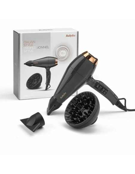 Secador De Pelo Babyliss 6719DE 2200 W Negro - Kiwiku