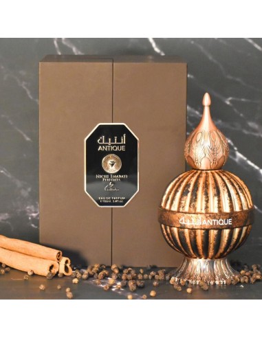LATTAFA Niche Emarati Antique Eau de Parfum Unisex 100 ml | Fragancia Amaderada Ámbar | Kiwiku