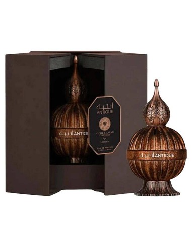 LATTAFA Niche Emarati Antique Eau de Parfum Unisex 100 ml | Fragancia Amaderada Ámbar | Kiwiku