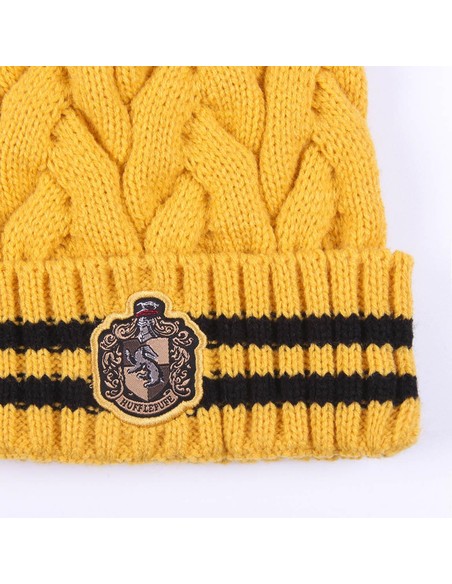 Compra Gorro Tricot Pompom Harry Potter Hufflepuff - Kiwiku