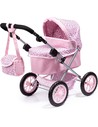 Bayer Design Cochecito Trendy Con Bolsa Ajustable Carrito de Muñeca Color Rosa Con Estampado de Leopardo