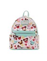 Loungefly Mini Mochila Minnie & Mickey Dulces, Diseño Temático Disney, Compacta para Uso Diario