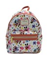 Loungefly Mini Mochila Minnie & Mickey Floral Con Diseño Disney