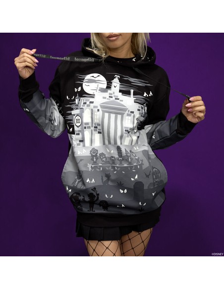 loungefly_sudadera_unisex_que_brilla_en_la_oscuridad_the_haunted_mansion_talla_xxxl_0671803525375_oferta