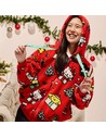Loungefly Sudadera Con Capucha Winter Wonderland Talla L para Mujer, Diseño Temático de Invierno Con Detalles Festivos