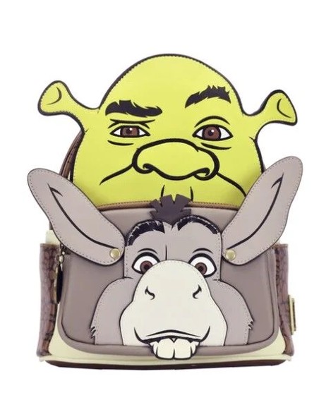 loungefly_mini_mochila_shrek_&_asno_diseño_vibrante_con_correas_ajustables_0671803398092_oferta