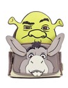 Loungefly Mini Mochila Shrek & Asno Diseño Vibrante Con Correas Ajustables