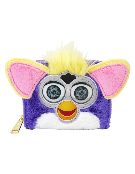 loungefly_cartera_con_cremallera_furby_morado_mini