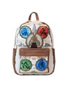 Loungefly Mochila Aang y Compañeros de Avatar: la Leyenda de Aang, Diseño Animado Unisex, Medidas Aproximadas 25x12x10 Cm