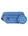 Loungefly Riñonera Stitch Azul Mini Mochila Crossbody Con Detalles Brillantes