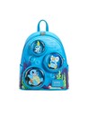 Loungefly Mini Mochila Burbujas de Agua para Mujer, Diseño Multicolor Compacto Con Correas Ajustables