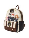 Loungefly Mini Mochila Harry Potter & Amigos Dise?o Tem?tico Con Personajes Ic?nicos, Material Sint?tico Duradero, Medidas Aprox