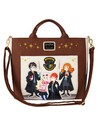 Loungefly Bolso Tote Convertible Primavera Harry Potter, Diseño Mágico Con Asa y Correas Ajustables, 25 Cm de Alto