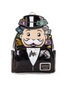Loungefly Mini Mochila Sr. Monopoly, Diseño Exclusivo Con Compartimento Principal y Correas Ajustables, Mini Backpack para Fans 
