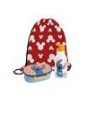 Egan Set de Fiambrera, Botella y Mochila Con Cordones Stitch para Niños