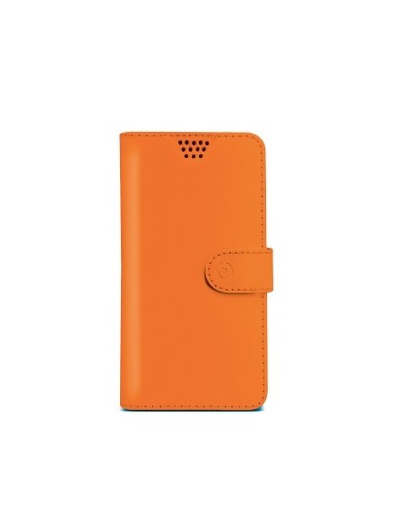 funda universal negra para Smartphone XL 4.5  - 5.0 - Naranja WALLYUNIXLOR kiwiku.com