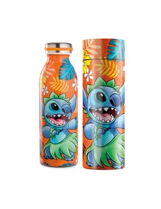 egan_botella_térmica_naranja_stitch_con_estuche