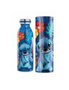 Egan Botella Térmica Azul Stitch Con Estuche Portátil