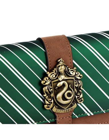 CERDA Cartera Polipiel Harry Potter Slytherin Marrón | Accesorio Fanático Duradero - Kiwiku