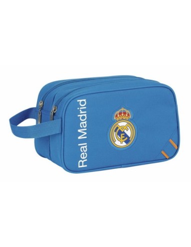 Neceser de viaje Real Madrid con dos departamentos