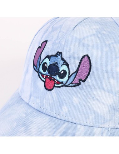 Gorra Stitch Disney Azul Tye Dye Cerda | Visera Curva Ajustable Talla 57 cm - Kiwiku