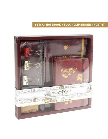 cerda_set_de_papelería_harry_potter_gryffindor_rojo_6_piezas_con_bloc_de_notas_y_accesorios_8445484004953_oferta