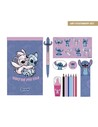 Cerda Set de Papelería Escolar Premium Stitch & Angel 37,5 X 25 Cm Color Azul