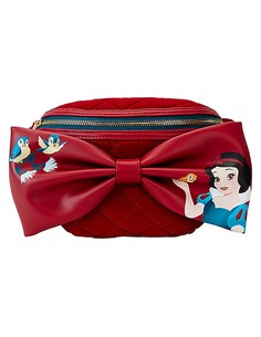 loungefly_riñonera_lazo_blancanieves_mini_mochila_crossbody_con_detalle_de_lazo