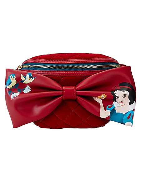loungefly_riñonera_lazo_blancanieves_mini_mochila_crossbody_con_detalle_de_lazo