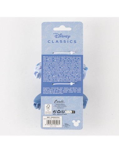 CERDA Clips Pelo Stitch Azul | Accesorios Infantiles Disney en Kiwiku