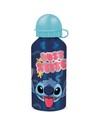 Stor Botella Metálica Stitch y Palmas 400 Ml Aluminio Con Silicona